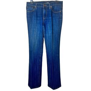 Seven7 Studio Flare Jeans Size 6 Dark Wash Stretch